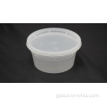 China Disposable plastic soup cup 12oz with lid Factory